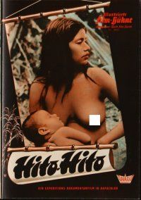 6m231 HITO-HITO German program '58 Amazon jungle documentary, many images with naked natives!