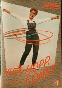 6m234 HULA-HOPP, CONNY German program '59 many images from wacky hula hoop teen musical!
