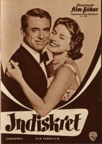 6m236 INDISCREET German program '58 Cary Grant & Ingrid Bergman, Stanley Donen, different images!