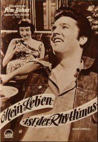 6m240 KING CREOLE German program '58 many different images of Elvis Presley & Carolyn Jones!