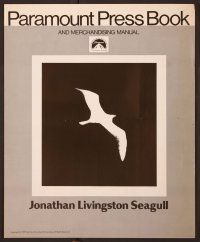 6m389 JONATHAN LIVINGSTON SEAGULL pressbook '73 great bird images, from Richard Bach's book!