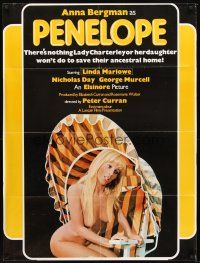 6p660 PENELOPE PULLS IT OFF 1sh '75 sexy Anna Bergman in title role!