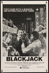 6p099 BLACKJACK 1sh '78 blaxploitation, William Smith & Tony Burton!