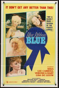 6p109 BLUE RIBBON BLUE 1sh '85 Seka, Annette Haven, x-rated doesn't get any better than this!