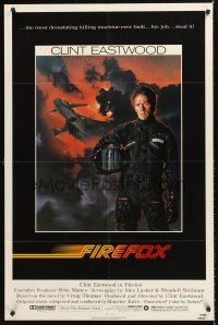 6p318 FIREFOX 1sh '82 cool C.D. de Mar art of killing machine, Clint Eastwood!