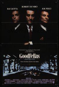 6p376 GOODFELLAS 1sh '90 Robert De Niro, Joe Pesci, Ray Liotta, Martin Scorsese classic!