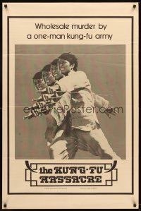 6p494 KUNG-FU MASSACRE 1sh '75 Charles Heung, wholesale murder by a one-man kung-fu army!