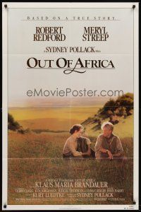 6p652 OUT OF AFRICA 1sh '85 Robert Redford & Meryl Streep, directed by Sydney Pollack!