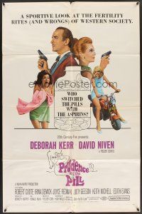 6p695 PRUDENCE & THE PILL 1sh '68 Deborah Kerr, David Niven, Judy Geeson, birth control comedy!