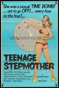 6p882 TEENAGE STEPMOTHER 1sh '74 Darby Lloyd Rains, she was a sexual time bomb!