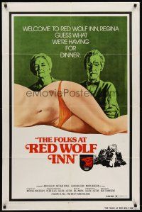 6p888 TERROR AT RED WOLF INN 1sh '72 cannibals, guess what we're having for dinner!