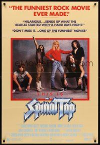 6p900 THIS IS SPINAL TAP 1sh '84 Rob Reiner heavy metal rock & roll cult classic!