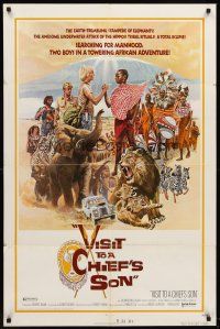 6p961 VISIT TO A CHIEF'S SON 1sh '74 Richard Mulligan, John Philip Hogdon, African adventure!