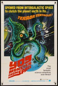 6p992 YOG: MONSTER FROM SPACE 1sh '71 it was spewed from intergalactic space to clutch Earth!