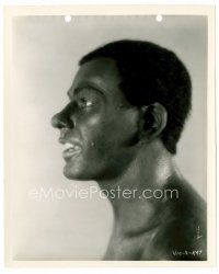 6r043 7 FACES 8x10 still '29 profile portrait of Paul Muni as black boxer Joe Gans by Alex Kahle!