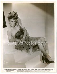 6r065 ANN SHERIDAN 8x10 still '37 full-length portrait in sexy skimpy outfit seated on stairs!