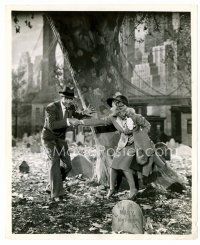 6r080 ARSENIC & OLD LACE 8x10 still '44 Cary Grant & Priscilla Lane by tree, Frank Capra classic!