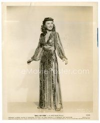 6r087 BALL OF FIRE 8x10 still '41 full-length sexy Barbara Stanwyck wearing incredible outfit!