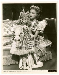 6r156 CROSS MY HEART 8x10 still '46 great close up of Betty Hutton with ventriloquist dummy!