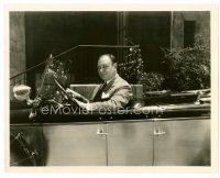 6r212 EMIL JANNINGS 8x10 still '30s portrait of great Swiss actor seated in Lincoln touring car!
