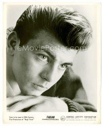 6r215 FABIAN 8x10 publicity still '59 cool close-up portrait of actor soon to be in High Time!