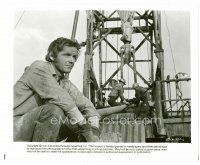 6r223 FIVE EASY PIECES 8x10 still R84 c/u of Jack Nicholson by oil rig, directed by Bob Rafelson!