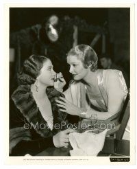 6r166 DEATH TAKES A HOLIDAY candid 8x10 still '33 close up of Gail Patrick having makeup applied!