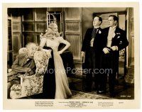 6r307 I MARRIED A WITCH 8x10 still '42 Robert Benchley & Fredric March surprised by Veronica Lake!