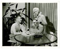 6r309 I MARRIED A WOMAN 8x10 still '58 sexiest Diana Dors drinking beer w/George Gobel!