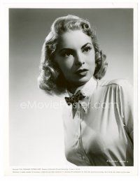 6r337 JANET LEIGH 8x10 still '54 head & shoulders of the sexy actress wearing bowtie!