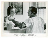 6r503 ONE FLEW OVER THE CUCKOO'S NEST 8x10 still '75 Jack Nicholson & Louise Fletcher as Ratched!