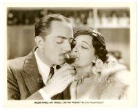 6r505 ONE WAY PASSAGE 8x10 still '32 best image of William Powell & Kay Francis sharing a cocktail!