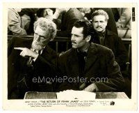6r549 RETURN OF FRANK JAMES 8x10 still '40 close-up of Henry Fonda & John Carradine!