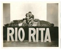 6r555 RIO RITA deluxe 8x10 still '42 Abbott & Costello, Carroll & Grayson by Clarence Sinclair Bull!