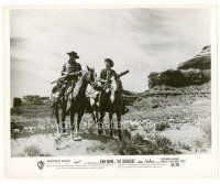 6r590 SEARCHERS 8x10 still '56 classic image of John Wayne & Hunter in Monument Valley, John Ford