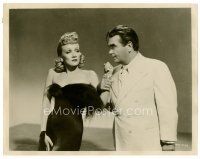 6r592 SEVEN SINNERS 8x10 still '40 Marlene Dietrich in sexiest gown with Oscar Homolka!