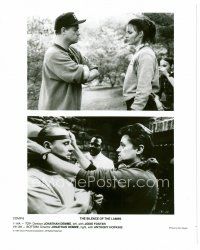 6r612 SILENCE OF THE LAMBS candid 8x10 still '90 director Jonathan Demme w/Jodie Foster & Hopkins!