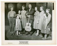 6r625 SOUND OF MUSIC 8x10 still '65 Julie Andrews, Christopher Plummer & kids singing!