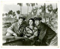 6r673 THEY WERE EXPENDABLE 8x10 still '45 John Wayne, Robert Montgomery & Donna Reed in jeep!