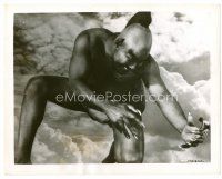 6r676 THIEF OF BAGDAD 8x10 still '40 incredible special fx image of genie Rex Ingram holding Sabu!