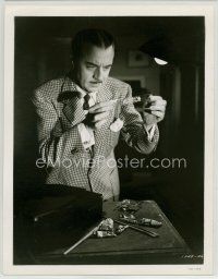 6r678 THIN MAN GOES HOME slabbed 8x10 still '44 William Powell in wild suit examines clues!
