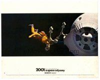 6r030 2001: A SPACE ODYSSEY color English FOH LC #11 '68 Kubrick, astronaut in space in Cinerama!
