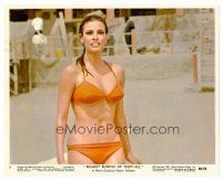 6r005 BIGGEST BUNDLE OF THEM ALL color 8x10 still #8 '68 best c/u of sexiest Raquel Welch in bikini!