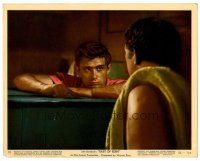 6r008 EAST OF EDEN color 8x10 still #10 '55 intense close up of James Dean, directed by Elia Kazan!