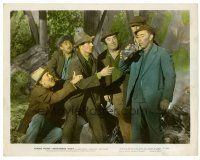 6r016 NIGHTMARE ALLEY color 8x10 still '47 cool image of Tyrone Power w/bums fighting over bottle!