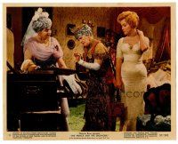 6r019 PRINCE & THE SHOWGIRL color 8x10 still #11 '57 Marilyn Monroe w/two women in fancy dresses!