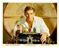 6r026 TIME MACHINE color 8x10 still #12 '60 classic c/u of Rod Taylor about to use his invention!