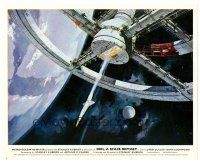 6r028 2001: A SPACE ODYSSEY English FOH LC '68 Stanley Kubrick, art of space wheel by Bob McCall!