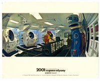 6r031 2001: A SPACE ODYSSEY English FOH LC '68 Kubrick, astronaut in ship in Cinerama!