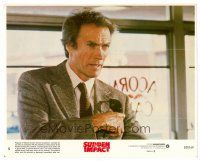 6r023 SUDDEN IMPACT 8x10 mini LC #5 '83 Clint Eastwood is at it again as Dirty Harry, great image!